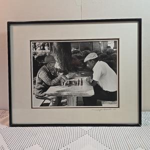 Chess in the Park Framed Photo by Taylor Caswell