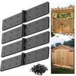 Heavy Duty Electroplated Folding Butt Hinges (4 Pack)