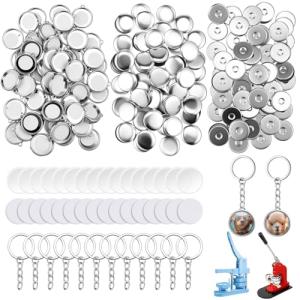 Quelay 60 Keychain Making Supplies for DIY