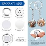 Quelay 60 Keychain Making Supplies for DIY