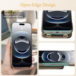 Gold Electroplating iPhone 16 Pro Max Wallet Case