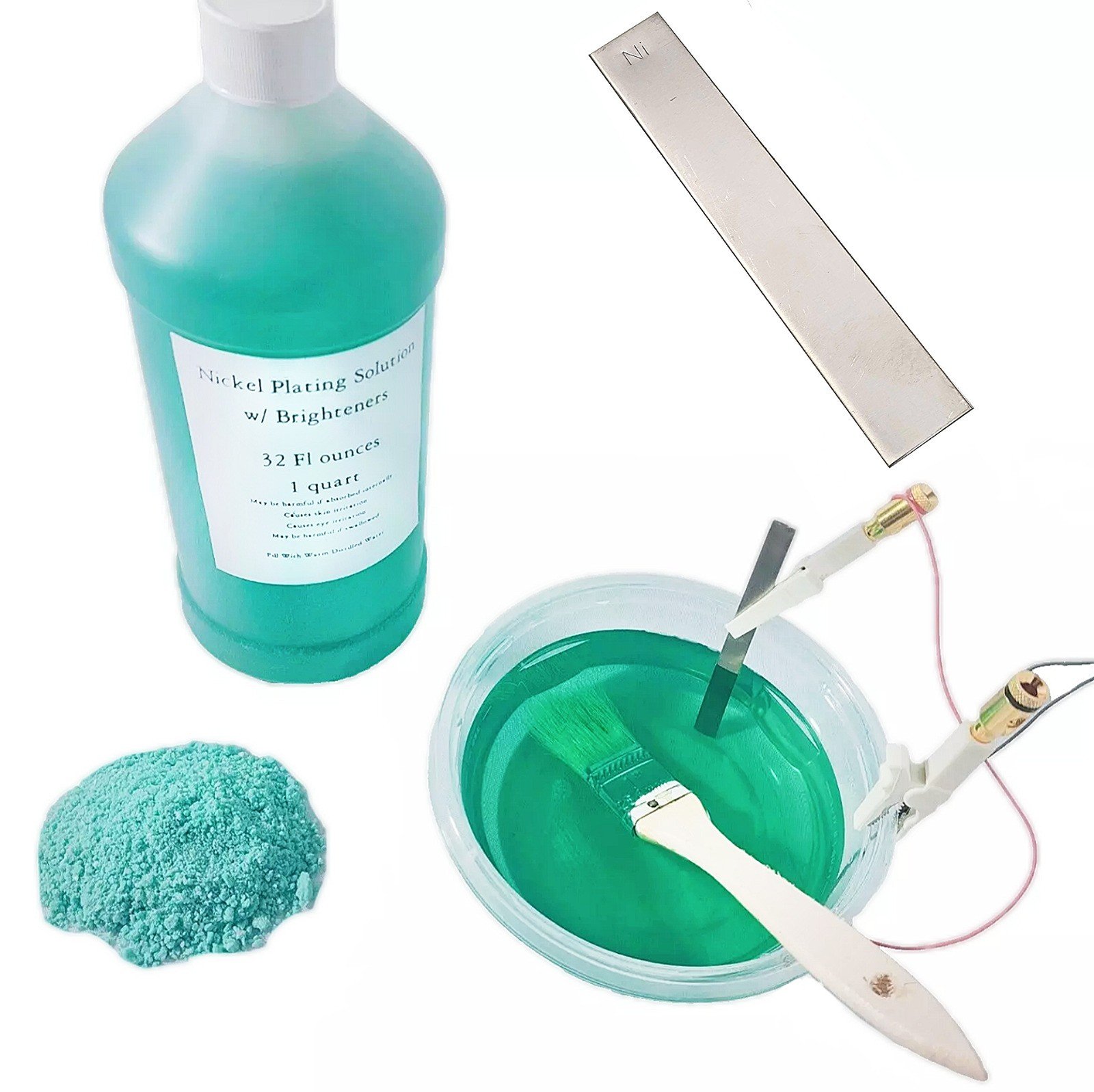 Nickel Plating Kit with Power Supply & Tutorial