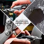 6-in-1 Foldable Emergency Trauma Shears in Black