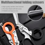 6-in-1 Foldable Emergency Trauma Shears in Black