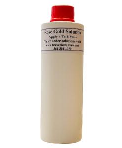 Rose Gold Electroplating Solution - 8oz