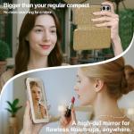 Glitter iPhone 16 Pro Max Case with Mirror