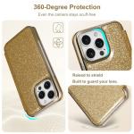 Glitter iPhone 16 Pro Max Case with Mirror