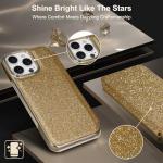 Glitter iPhone 16 Pro Max Case with Mirror