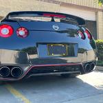Custom Laser Etched License Plate Frame - Gold