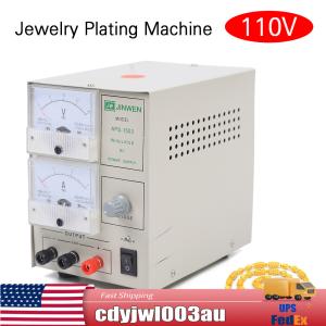 Jewelry Gold Plating Machine Electroplating Kit 110V