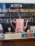 Gold, Silver & Copper Electroplating Kit - Plate O Matic 100