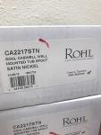 Rohl CA2217 Satin Nickel Wall Mounted Tub Spout
