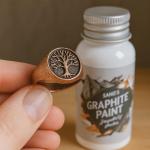 Saho Graphite Conductive Paint for Electroplating 1oz
