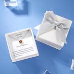 Small November Birthstone Sterling Silver Pendant Necklace