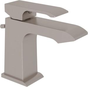 Satin Nickel Single Hole Bathroom Faucet