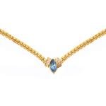 Multi-Layered 18K Gold Electroplated Zircon Necklace