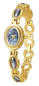 Gosasa Vintage Gold Women's Watch with Gemstone Dial