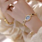 Gosasa Vintage Gold Women's Watch with Gemstone Dial