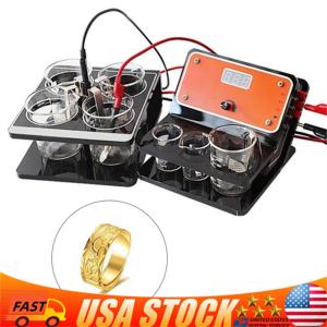 Gold Plating Kit with Adjustable Voltage for Jewelry