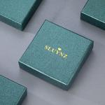 Sterling Silver Black Heart Hoop Earrings