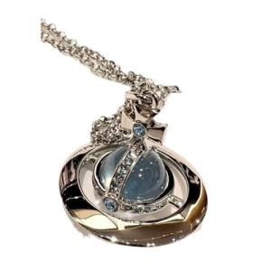 Glacier Blue Star Necklace - Electroplated Titanium