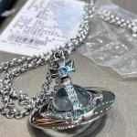 Glacier Blue Star Necklace - Electroplated Titanium