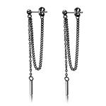 925 Sterling Silver Minimalist Dangle Earrings for Women