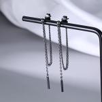 925 Sterling Silver Minimalist Dangle Earrings for Women