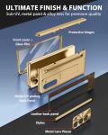 NINKI Gold Leather Case for Galaxy Z Fold 6