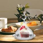 YARNOW 8-Inch Electroplating Metal Serving Tray