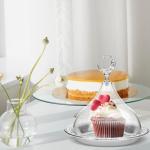 YARNOW 8-Inch Electroplating Metal Serving Tray