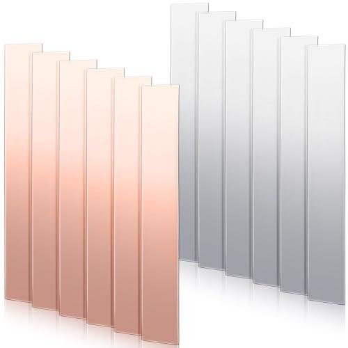 Zonon 12 Pcs High Purity Copper Zinc Anode Sheets