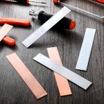 Zonon 12 Pcs High Purity Copper Zinc Anode Sheets