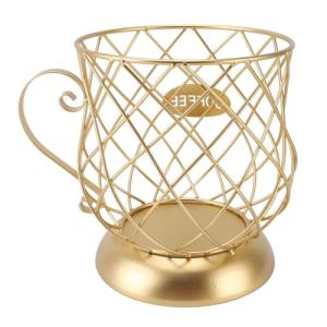 Modern Electroplated Metal Coffee Pod Holder