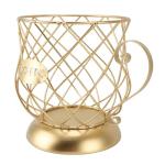 Modern Electroplated Metal Coffee Pod Holder