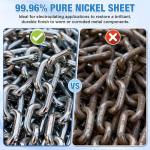 15-Piece Metal Electroplating Electrode Strips Kit