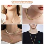 Fesorsi 115ft Gold Electroplating Jewelry Chain Kit