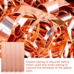 20 Pack Pure Copper Anode Sheets for Electroplating