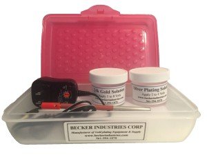 18K Gold Plating Machine Kit with Solutions