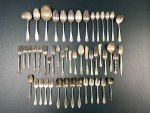 Vintage 50-Piece Silver Plate Flatware Set