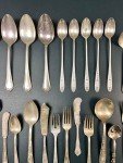 Vintage 50-Piece Silver Plate Flatware Set