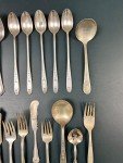Vintage 50-Piece Silver Plate Flatware Set