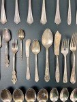 Vintage 50-Piece Silver Plate Flatware Set