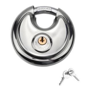 Helonge Heavy-Duty Disc Padlock with Key
