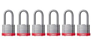 ABUS 41/40 Laminated Steel Safety Padlock - Pack of 6