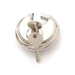 12 Pack Shielded Stainless Steel Round Padlocks