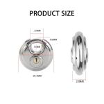 Helonge Heavy-Duty Disc Padlock with Key