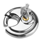 Heavy Duty Stainless Steel Disc Padlock - 2 Pack