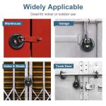 DAYGOS Waterproof Keyed Stainless Steel Padlocks, 2 Pack