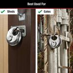 Master Lock 40TRI Shrouded Stainless Steel Disk Padlocks